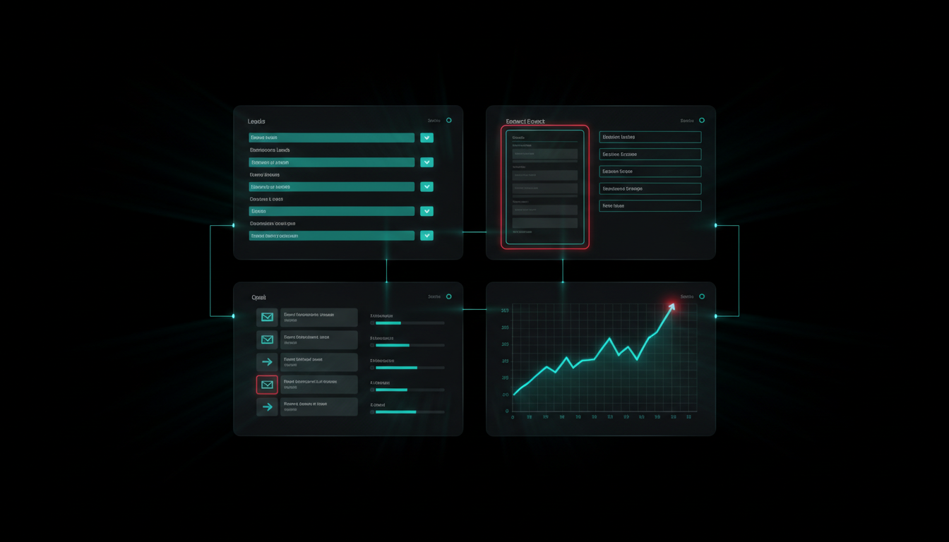 AI agent connecting CRM email documents and analytics for Australian business automation